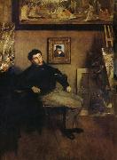 Edgar Degas The Man in the studio USA oil painting reproduction